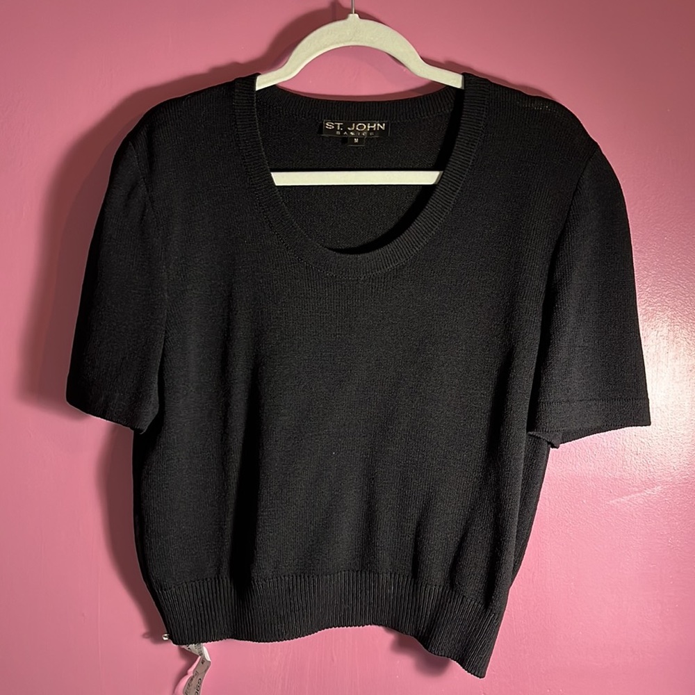 St. John Basic Crew Neck Sweater - M - image 4